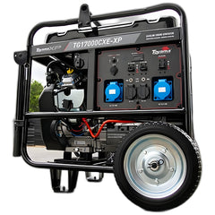 Gerador de Energia a Gasolina Toyama TG17000CXE-XP 16kW Monofásico 115V 230V Partida Elétrica Profissional Obras