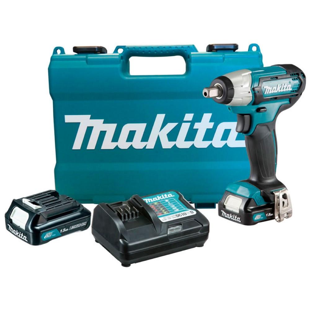 Chave de Impacto 1/2''  Bateria 12V Com Iluminação 2 Baterias Carregador e Maleta TW141DWYE Makita