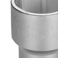 Soquete Sextavado Aço Cromo Vanádio 60mm 3/4'' Tramontina PRO Perfil Hyper Drive DIN 3124