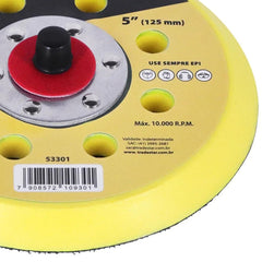 Suporte Lixadeira Pneumática 5'' 5/16'' UNF 8 Furos Tradestar