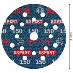 Jogo De Disco De Lixa Bosch Expert O780 125mm G150 C/ 6 Un