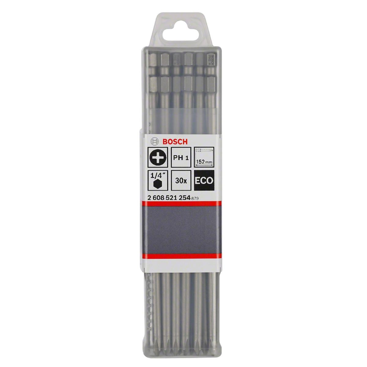 Ponta Parafusar Bosch Eco Extra Hard Ph2 152mm Phillips 30U
