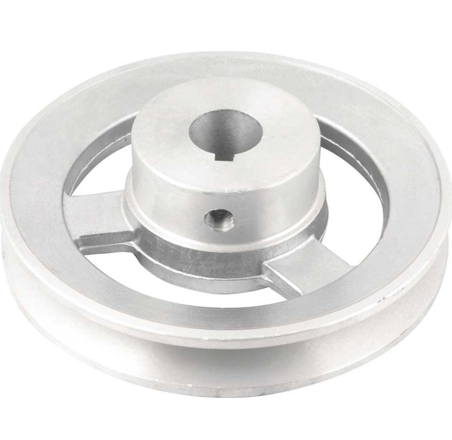 Polia Alumínio 1 Canal Perfil A 120mm com Furo 3/4" Vonder