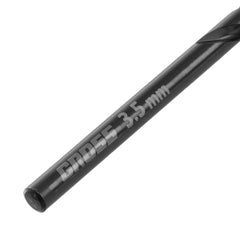 Broca Para Metal 3,5mm HSS Revestimento Nitreto Titânio Golden 2 Peças