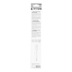 Broca Chata Para Madeira Longa 20 X 300mm Haste Hexagonal 7mm Aço 45 MTX Precisão