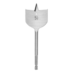 Broca Chata Para Madeira 50mm 150mm Aço 45 Haste Hexagonal MTX