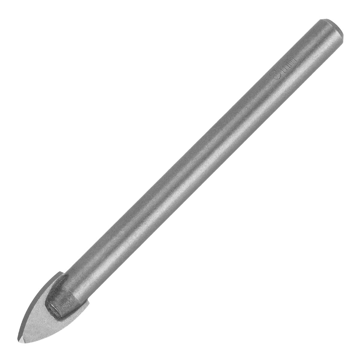 Broca Para Cerâmica e Vidro 8mm Haste Cilíndrica MTX
