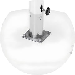 Base p/ ombrellone redonda 50kg com rodas Branca Bel