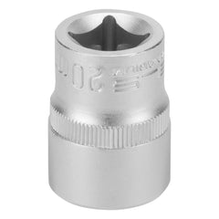 Soquete Estriado Stels 1/2'' 20mm Aço Cromo Vanádio Alta Resistência