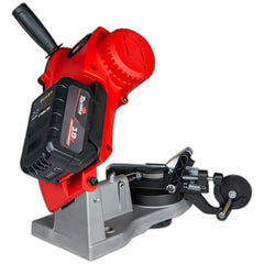 Afiador de Corrente Motosserra a Bateria Toyama TBT18TCHS4.1 18V Disco 4.1mm Kit Bateria 2.0Ah Carregador Incluso