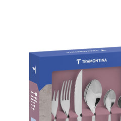 Faqueiro 30 Peças Tramontina Laguna Em Aço Inox Com Facas Para Churrasco