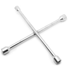 Chave de Roda Cruz 17 x 19 x 21 x 23 mm  Aço Carbono Tradestar
