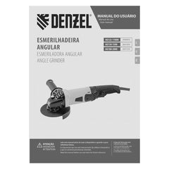 Esmerilhadeira Angular 127V 2000W 180mm 8500 RPM Denzel AG180-2000