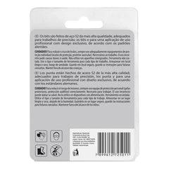 Bits Ponta Dupla Ph2-Ph2 45mm Aço Rápido 10 Unidades – Parafusadeira e Furadeira
