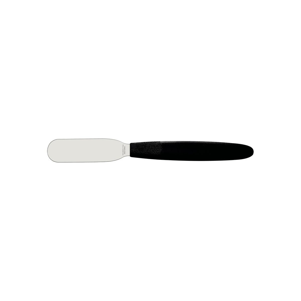 Espátula Para Manteiga Tramontina Ipanema Aço Inox Cabo Polipropileno Preto 2 Polegadas