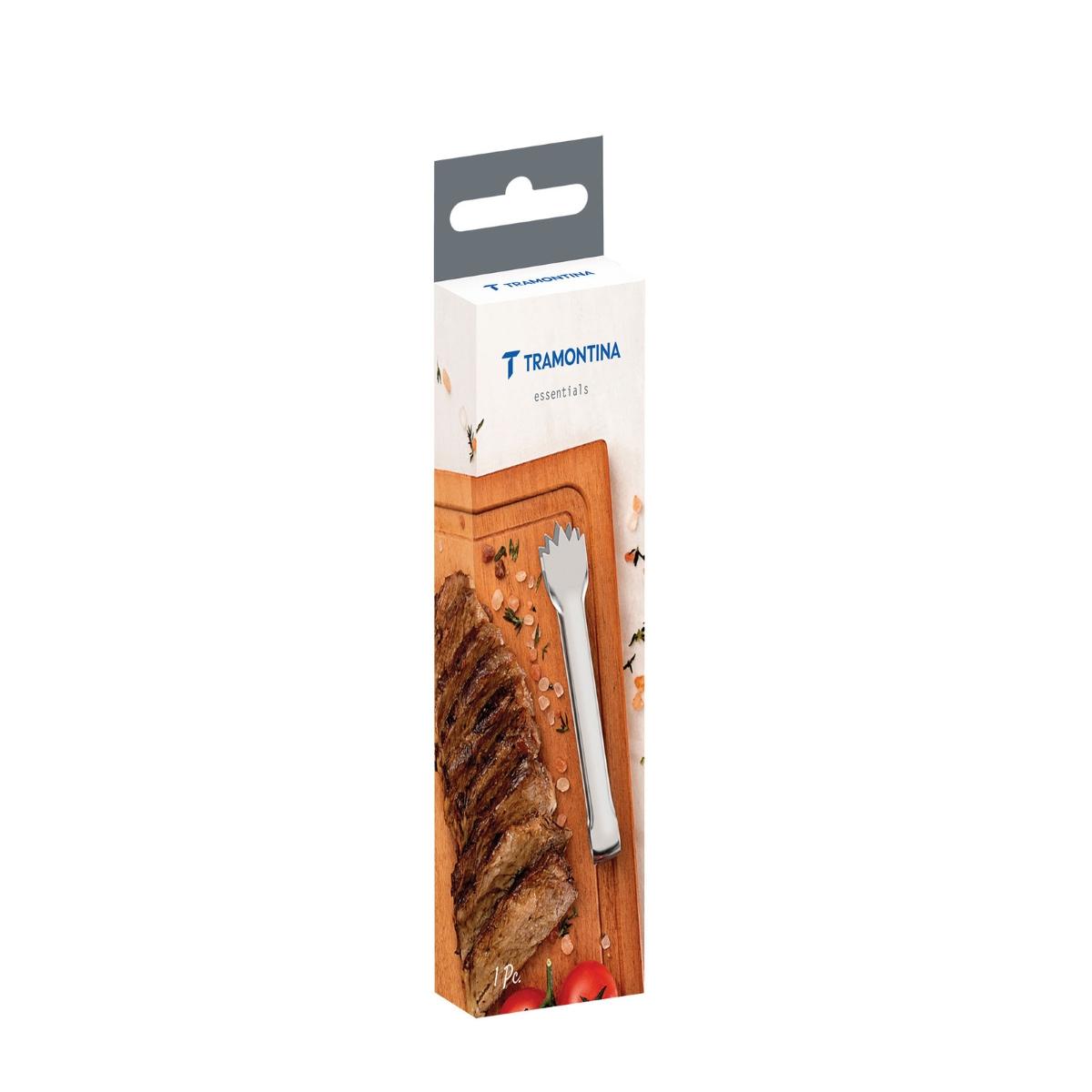 Pegador Para Churrasco Tramontina Utility Em Aço Inox Resistente Cabo Ergonômico Profissional