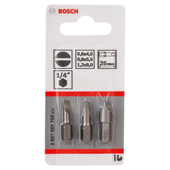 Jogo De Pontas Para Parafusar Bosch Extra Hard 25mm Fenda 3U