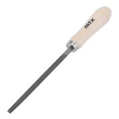 Lima Triangular 150 mm 6” Cabo Madeira Aço Carbono Precisão MTX 1602355