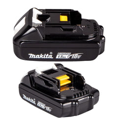 Martelete Combinado Makita 18V DHR202Y001 SDS Plus LXT 2 Baterias Carregador e Maleta