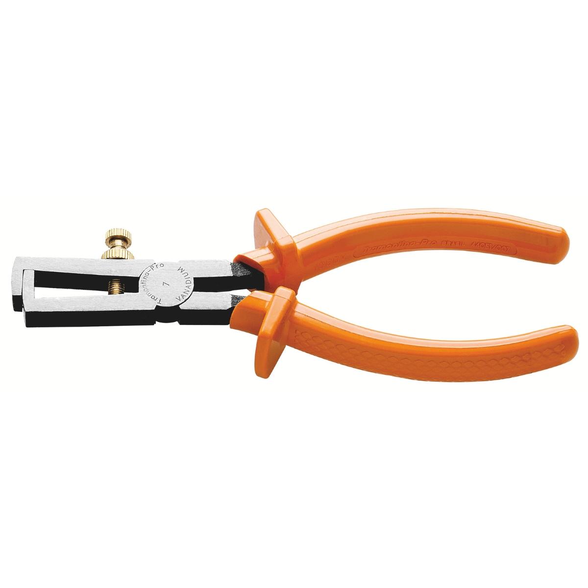 Alicate Desencapador Isolado 1000 V 7''' 0,5mm2 a 6mm2 Abr. Reg. Ponto Garantia Total Tramontina PRO