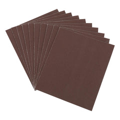 Folha de Lixa Costado de Tecido Grão 120 230x280mm 10 Peças Lixamento Madeira Metal