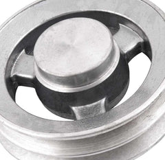 Polia alumínio 120mm 2 canais perfil a Vonder