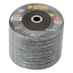 Disco de Desbaste Tipo Flap Carboneto de Silício Grão 24 180 x 22,2 mm Denzel 7407255 Alta Performance
