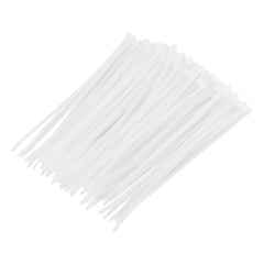 Abraçadeira De Plástico 250X4,8Mm Branco 100 Peças Resistente UV -35+85°C Sparta