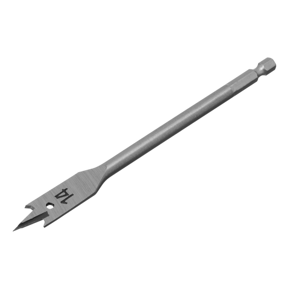Broca Chata Madeira 14mm 150mm Aço 45 Ângulo 135° MTX 704099 Durabilidade e Precisão
