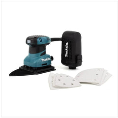 Lixadeira Orbital 200W Ideal para Madeira Metal 6 Folhas Lixa Saco Coletor de Pó BO4565 220V Makita