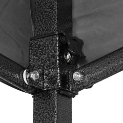 Tenda Gazebo Dobrável Pagoda 3m x 3m Preta Bel Proteção Solar FPS 60 Estrutura Aço Epóxi - Guimepa