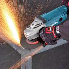 Esmerilhadeira Angular 180mm 2200W Metal 8500 RPM com Chave de Pino Punho Lateral GA7020 220V Makita