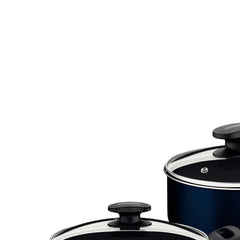 Jogo De Panelas Tramontina Ravena Alumínio 5 Peças Antiaderente Starflon Max 1,6mm
