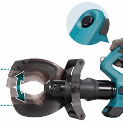 Cortador de Cabos e Fios Hidráulico Makita 18V DTC104ZK Sem Bateria e Carregador