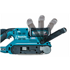 Lixadeira de Cinta Profissional Makita 76mm 40V BS001GM201 2 Baterias Carregador Mak-pac 4