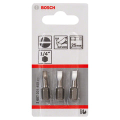 Ponta P/Parafusar Bosch Extra Hard S0,6X4,5 25mm Fenda 3U