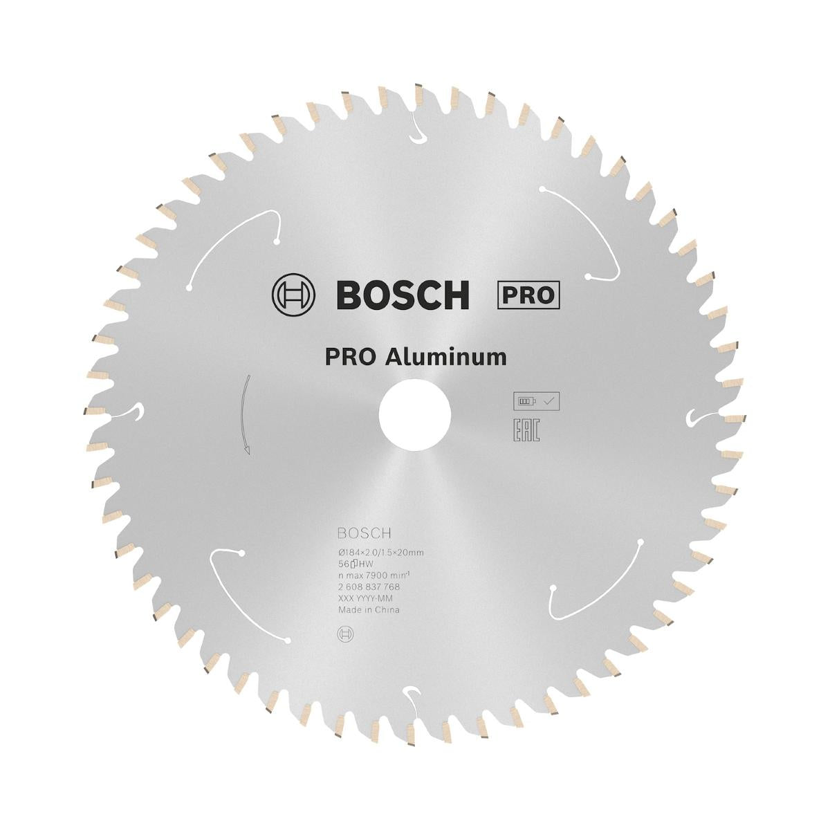 Disco Serra Circular Bosch Pro Aluminium Cordless 184mm 56D