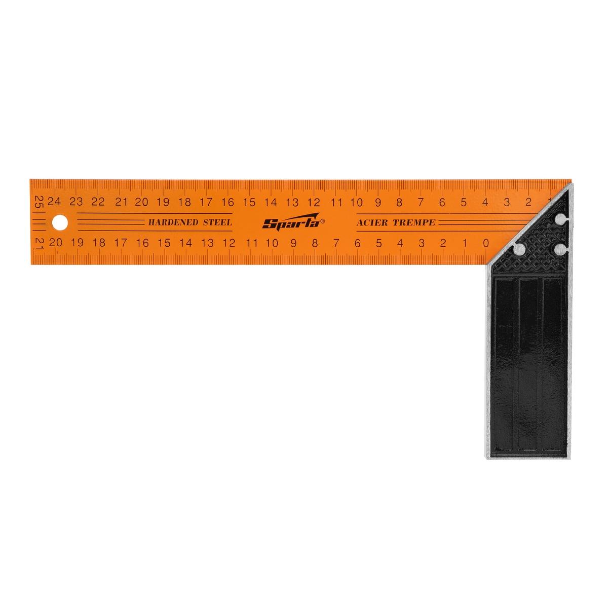 Esquadro De Precisão 250mm Metálico Sparta 3234255 Aço U8A Para Construção Civil