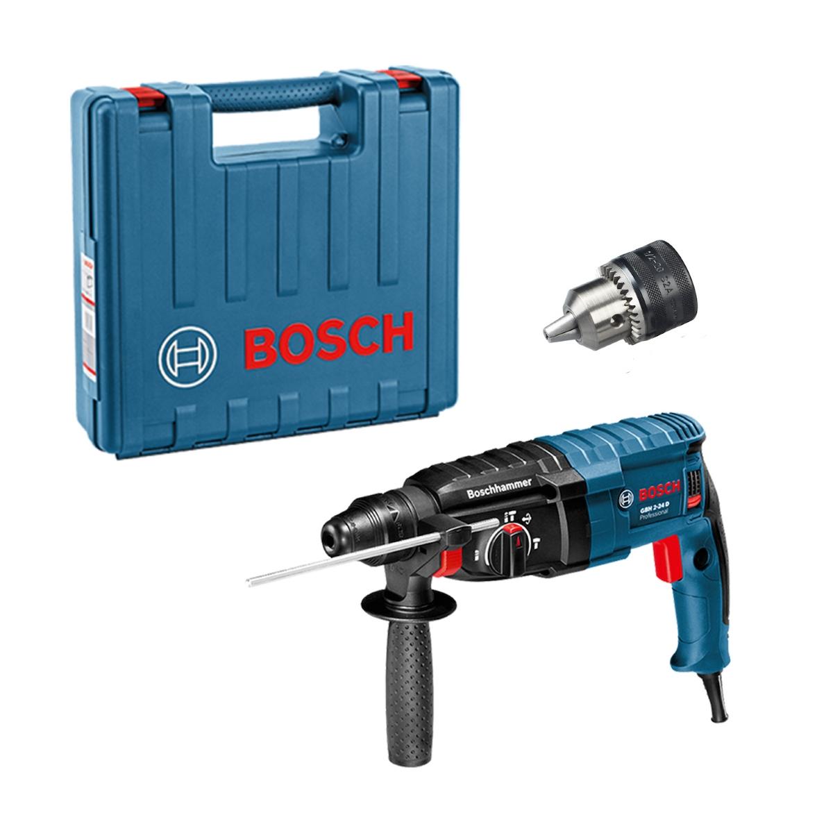 Martelete Rompedor Bosch Gbh 2-24 D 820W 220V Em Maleta