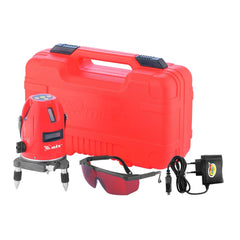 Nível Laser Rotativo Autonivelante 10m Precisão ±1mm/m 2 Linhas 90° Automação MTX 350359