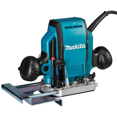 Tupia 8Mm Com Freio Instantaneo Industrial 900W Com Chaves Guia Reta Pinças RP0900 220V Makita