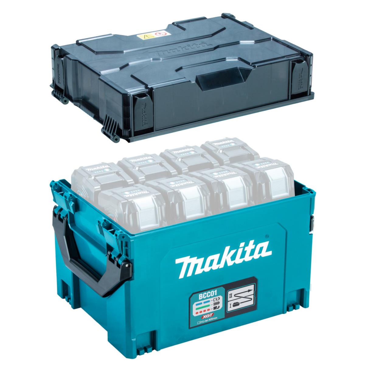 Maleta de Recarga Portátil Makita BCC01 1914V0-0 Conector para Carregador Rápido Sem Baterias