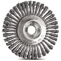 Escova Circular Arame Entrançado 6''x1/4'' 39 Tranças Tramontina PRO para Desbaste e Acabamento