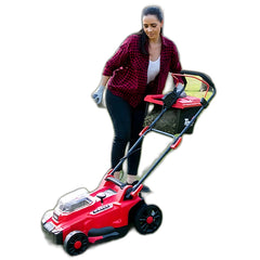Cortador de Grama a Bateria Toyama TBT18+18LM370-K 36V Corte 370mm Motor Brushless Kit 2 Baterias 4.0Ah Carregador