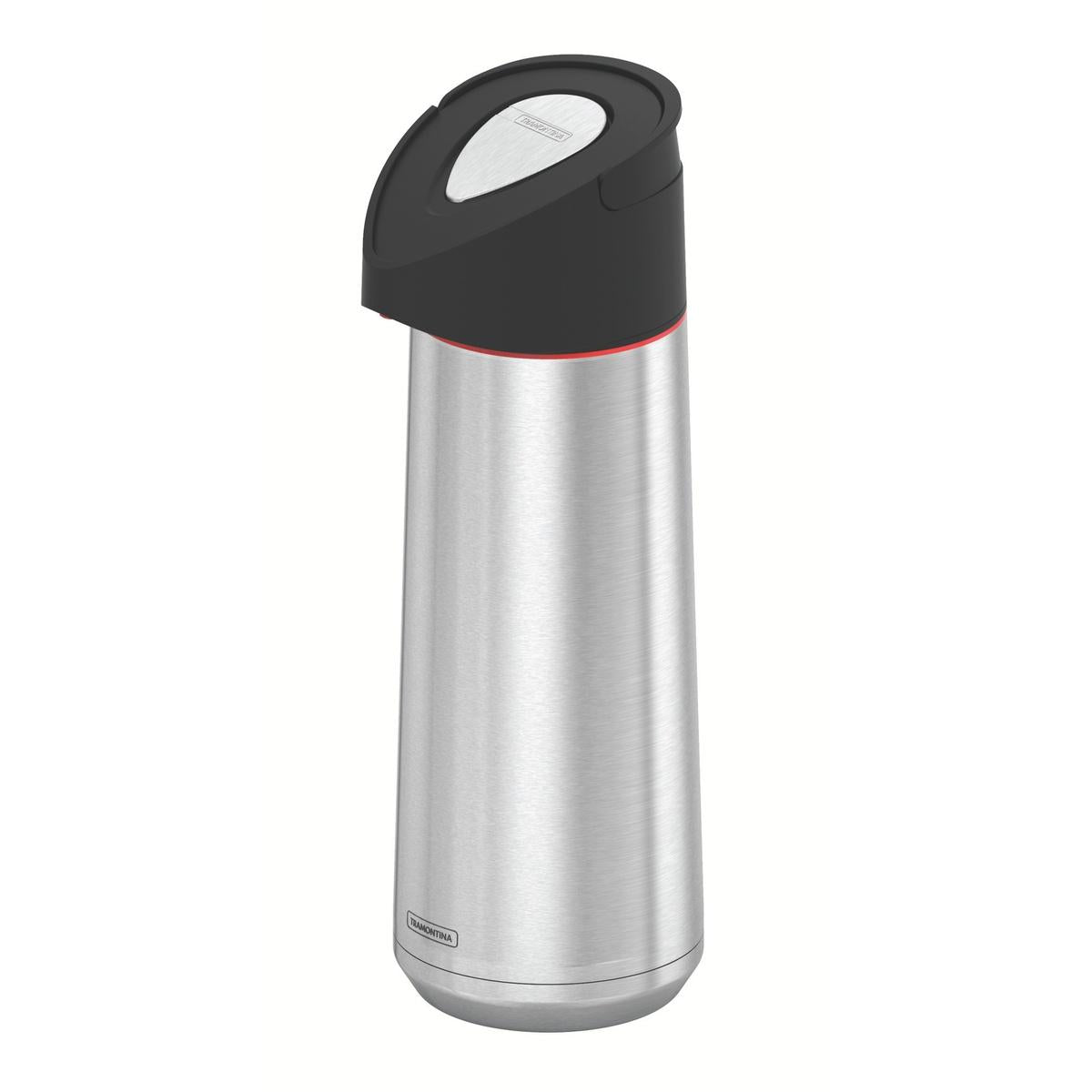 Garrafa Térmica Tramontina Exata 2 L Aço Inox Ampola De Aço Café Chá