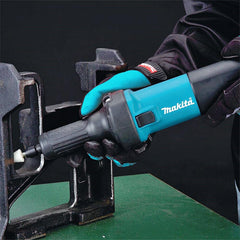 Retificadeira 6mm 1/4'' 400W 25000 RPM Pinça 6mm Industrial Metal com Chaves GD0601 220V Makita