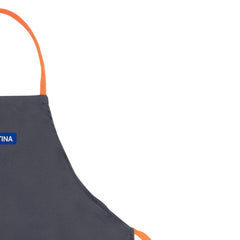 Avental Poliéster Cinza Para Jardinagem 2 Bolsos Ajustável Cintura Proteção e Conforto Tramontina