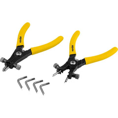 Jogo Alicate Para Aneis Ponta Intercambiavel Com 2Pcs Vonder 0,8mm 1,0mm 1,2mm 1,4mm 10 Peças