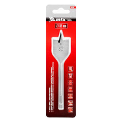 Broca Chata Madeira 32mm 150mm Aço 45 Hexagonal MTX 704249 Durável e Resistente