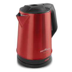Chaleira Elétrica 1.9L BCH12V Britânia Vermelha Acabamento em Inox 127V